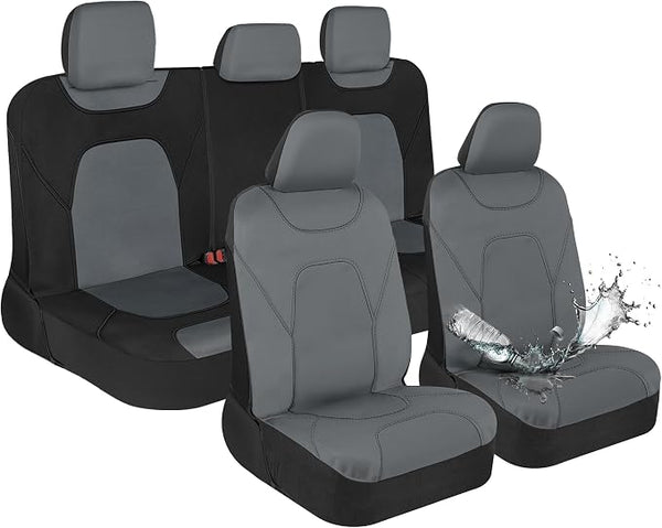Universal Seat Covers โ Full Set โ Black / Gray