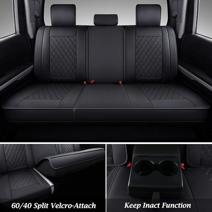 Seat Covers for Toyota Tundra — Black