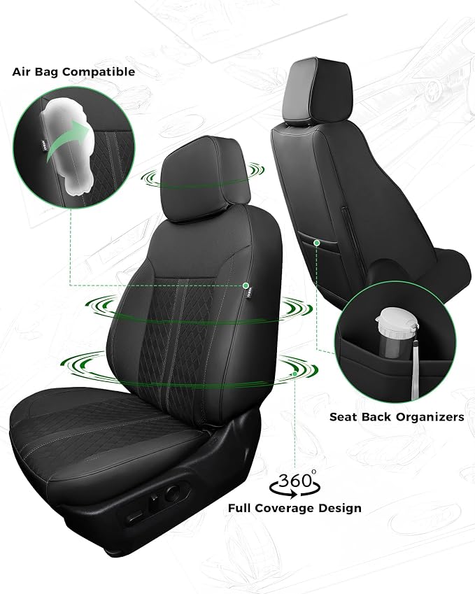 Faux Leather Seat Covers for Chevrolet Silverado / GMC Sierra