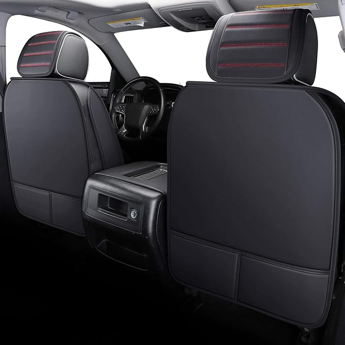 Seat Covers for Chevrolet Silverado / GMC Sierra — Front Seat — Black / Red