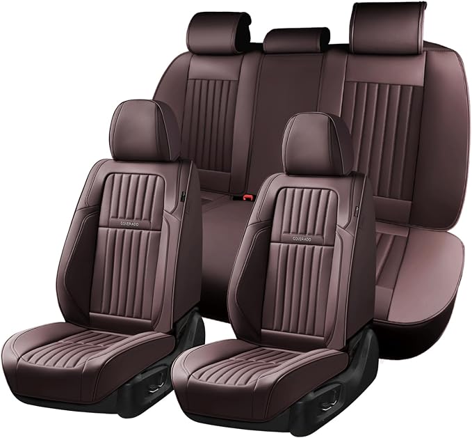 Universal Seat Covers — Full Set — Coffee