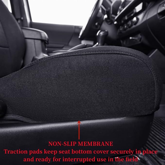 Fabric Seat Covers for Toyota Tacoma — Full Set — Black
