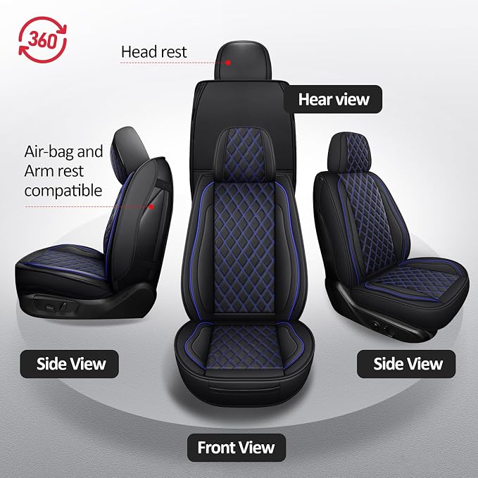 Seat Covers for Chevrolet Silverado / GMC Sierra — Front Seat — Blue