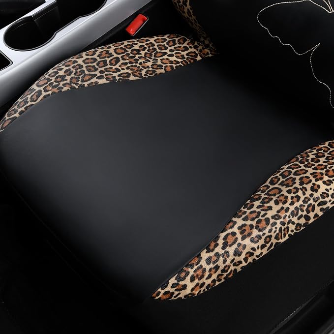 Universal Faux Leather Seat Covers — Full Set — Brown