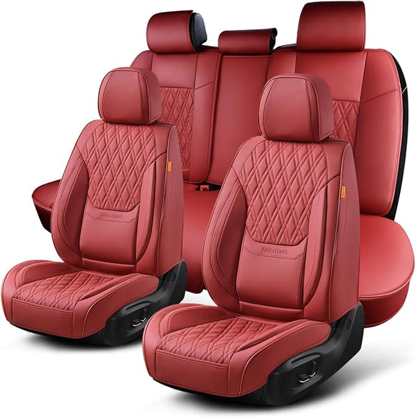 Universal Seat Covers โ Full Set โ Red