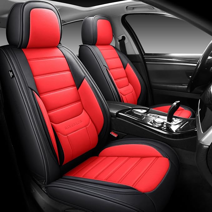 Universal Seat Covers — Front Seat — Red