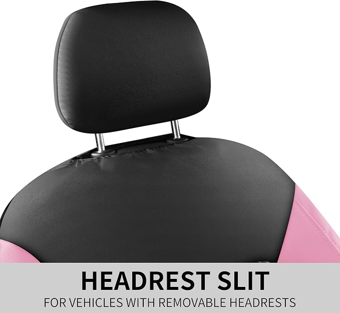 Universal Faux Leather Seat Covers — Front Seat