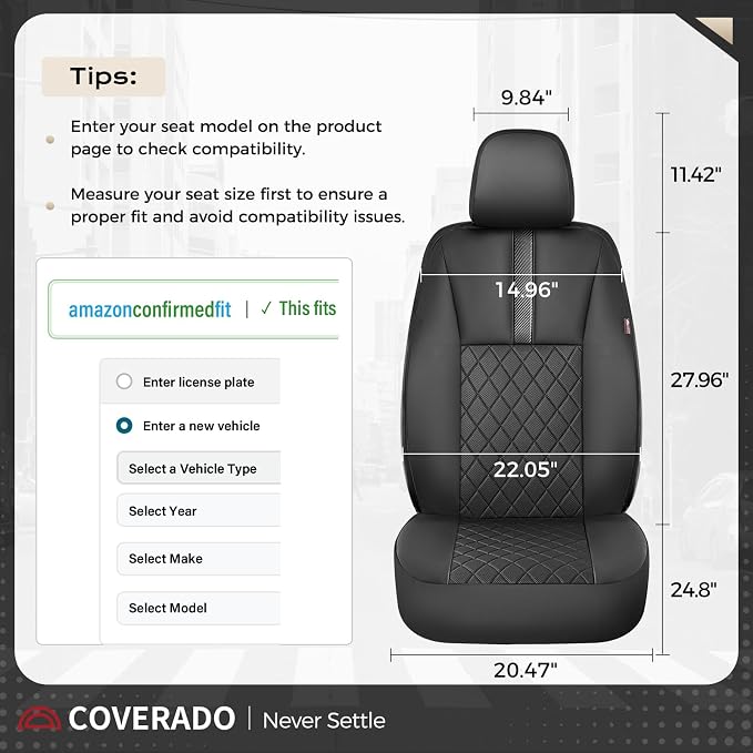 Universal Seat Covers — Full Set