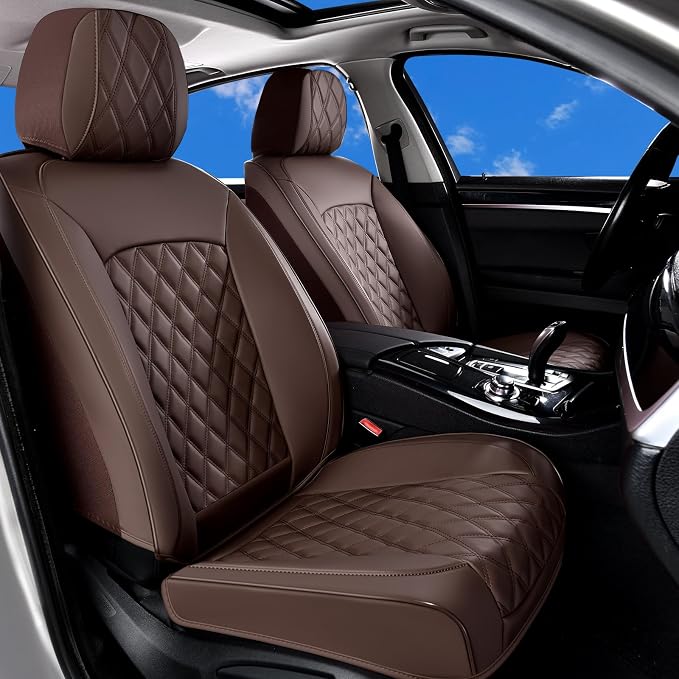 Universal Seat Covers — Full Set — Coffee