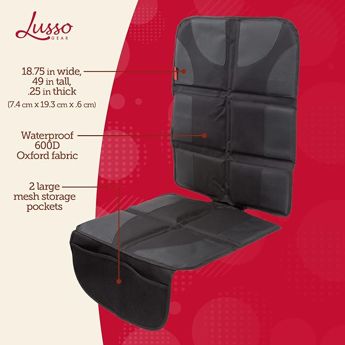Child Car Seat Protector — Gray