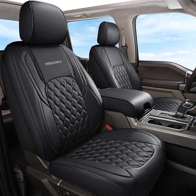 Seat Covers for Multiple Vehicles — Front Seat — Black