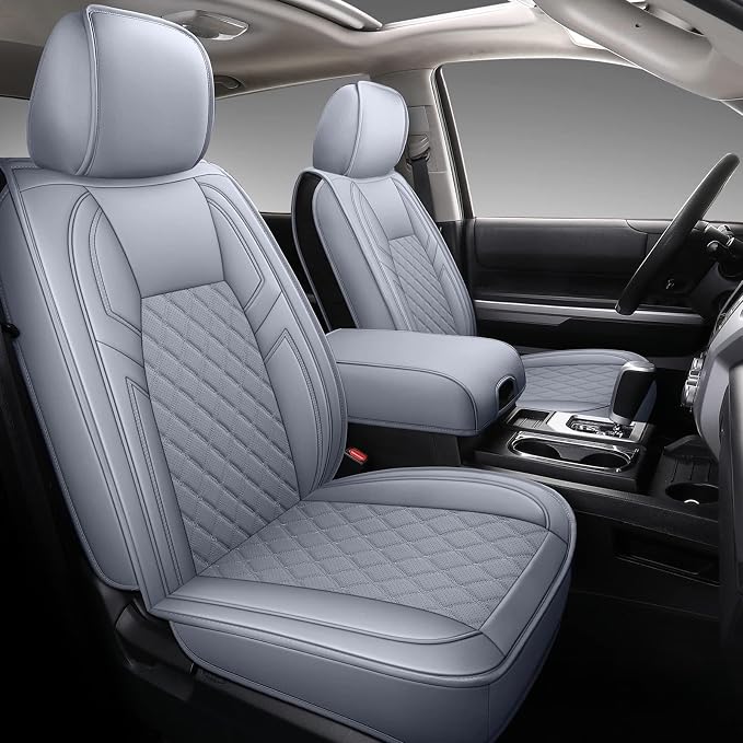 Seat Covers for Toyota Tundra — Front Seat — Gray