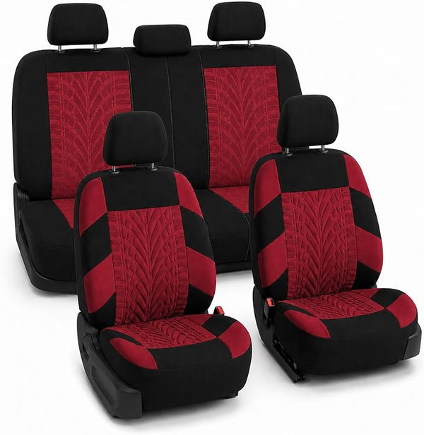 Universal Seat Covers โ Full Set โ Burgundy