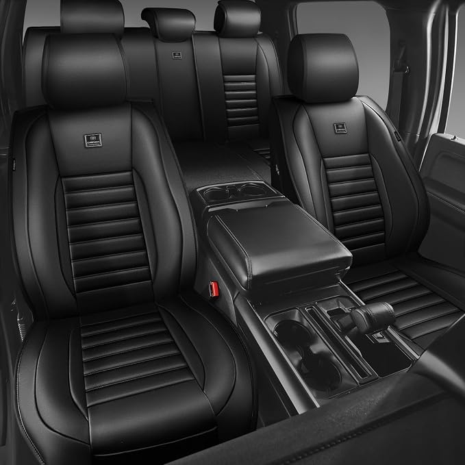 Universal Seat Covers — Full Set — Black