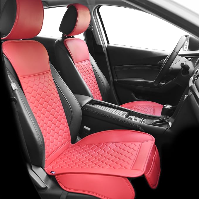 Universal Seat Covers — Front Seat — Red