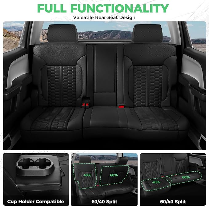 Faux Leather Seat Covers for Chevrolet Silverado / GMC Sierra
