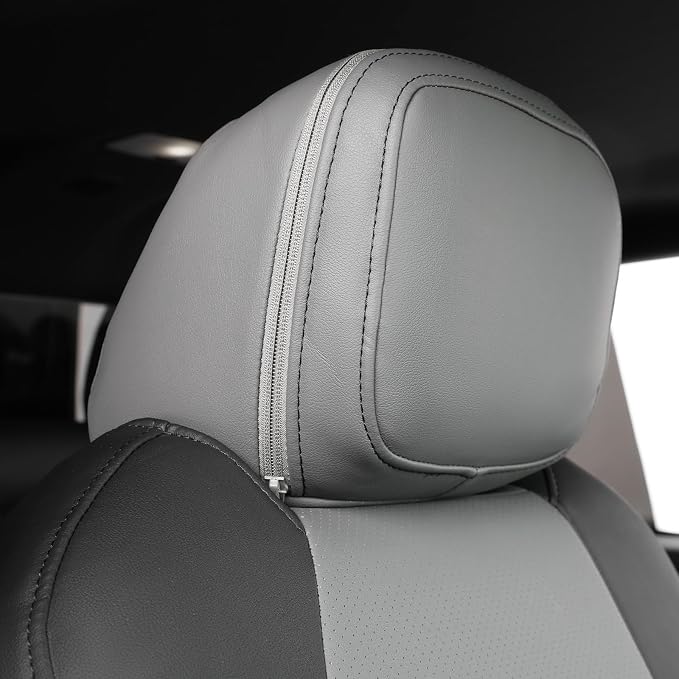 Seat Covers for Toyota Tacoma — Front Seat — Black / Gray