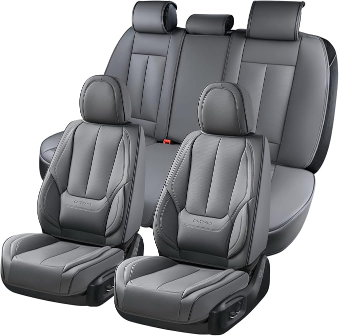 Universal Seat Covers — Full Set — Gray
