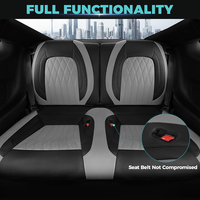 Faux Leather Seat Covers for Ford Mustang — Full Set