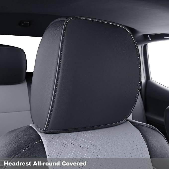 Seat Covers for Toyota Tacoma — Front Seat — Gray