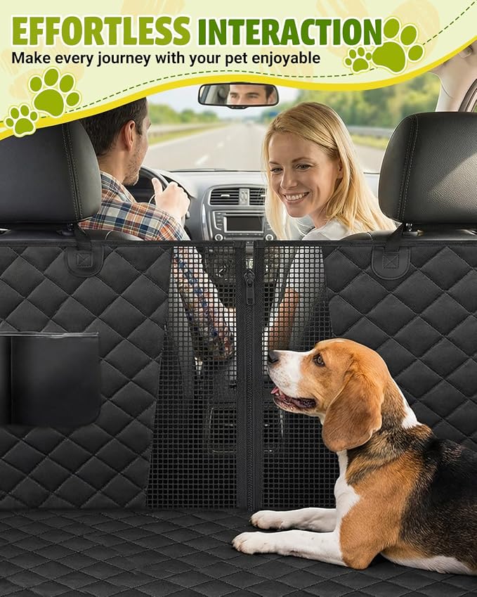 Pet Car Seat Protector — Black