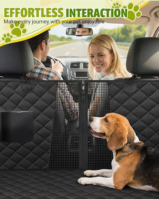 Pet Car Seat Protector — Black