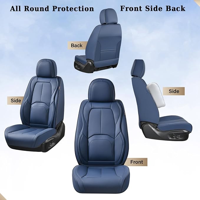 Universal Seat Covers — Full Set — Blue