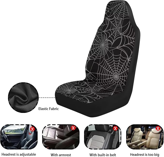 Universal Fabric Seat Covers — Front Seat
