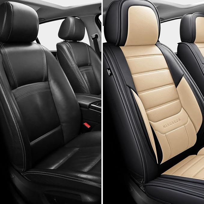 Universal Seat Covers — Front Seat — Beige