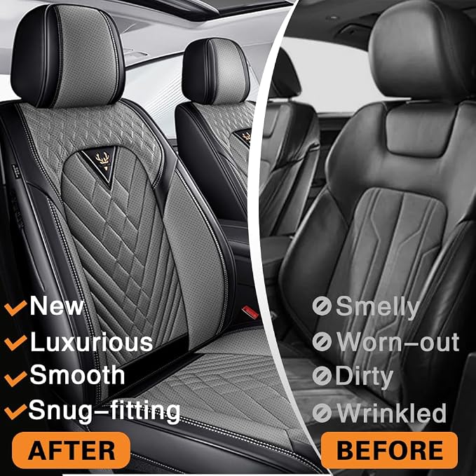 Seat Covers for Toyota 4Runner — Full Set — Black / Gray