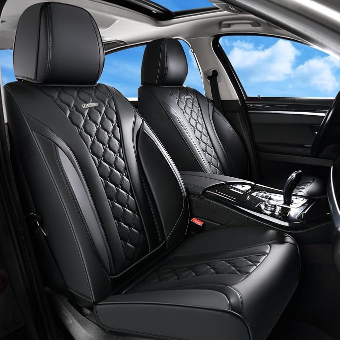 Universal Seat Covers — Front Seat — Black
