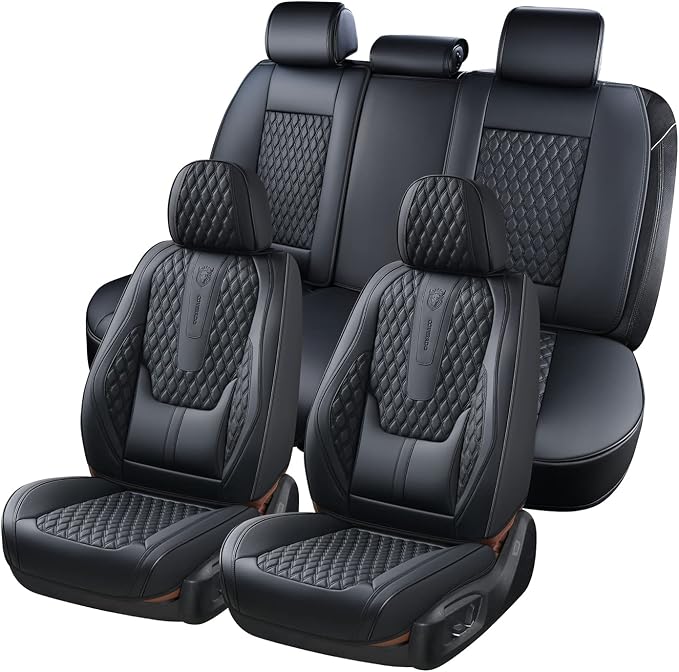 Universal Seat Covers — Full Set — Black