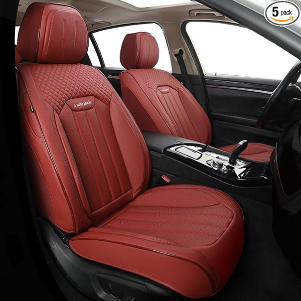 Universal Seat Covers โ Full Set โ Red