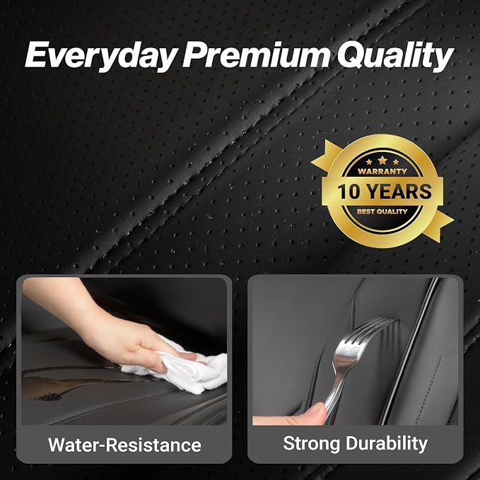 Seat Covers for Honda Ridgeline — Front Seat — Black