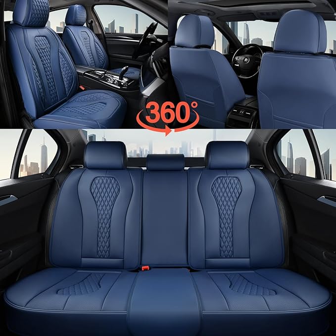 Universal Seat Covers — Full Set — Blue