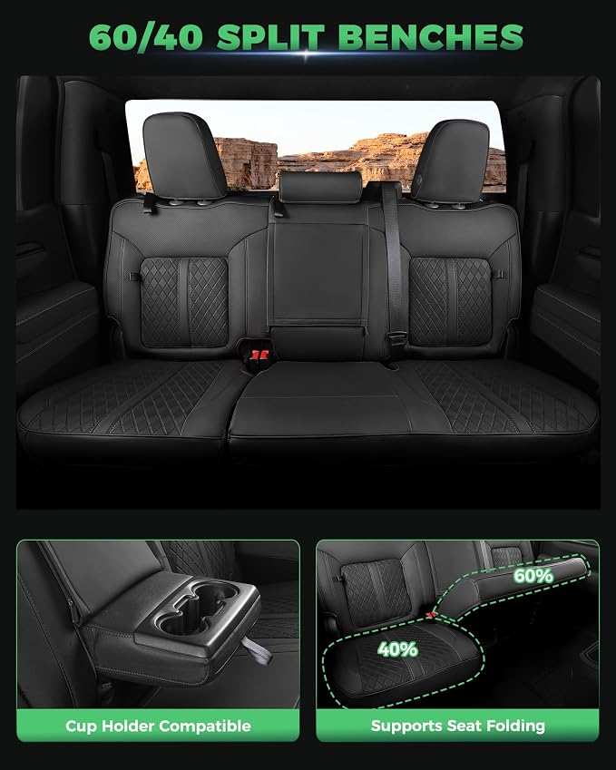 Faux Leather Seat Covers for Chevrolet Silverado / GMC Sierra