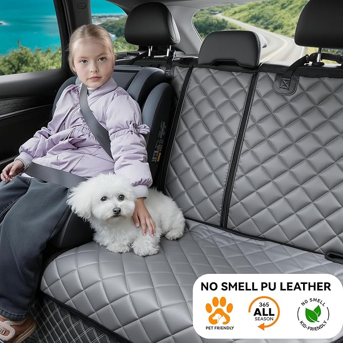 Pet Car Seat Protector — Gray