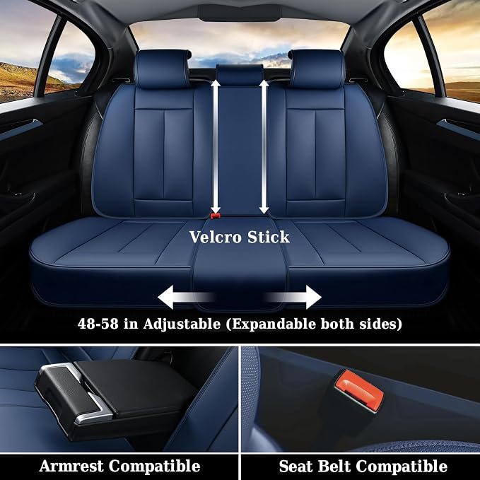 Universal Seat Covers — Full Set — Blue