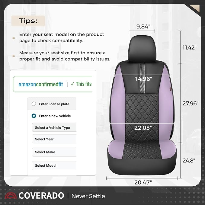 Universal Seat Covers — Front Seat