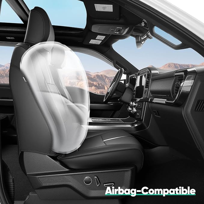 Seat Covers for Ford F-150 — Front Seat — Black