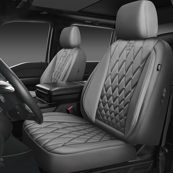 Universal Seat Covers — Full Set — Gray