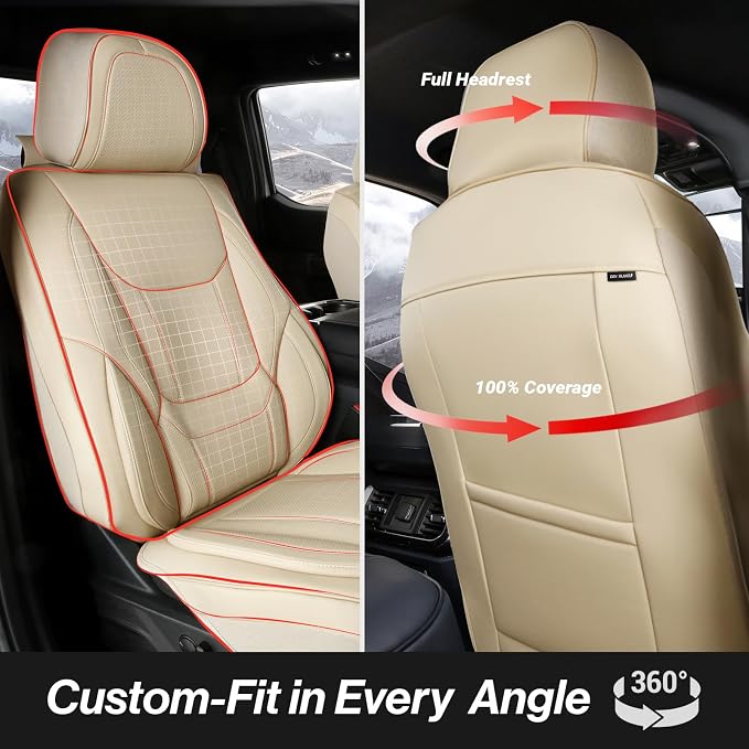 Seat Covers for Chevrolet Silverado — Full Set — Beige