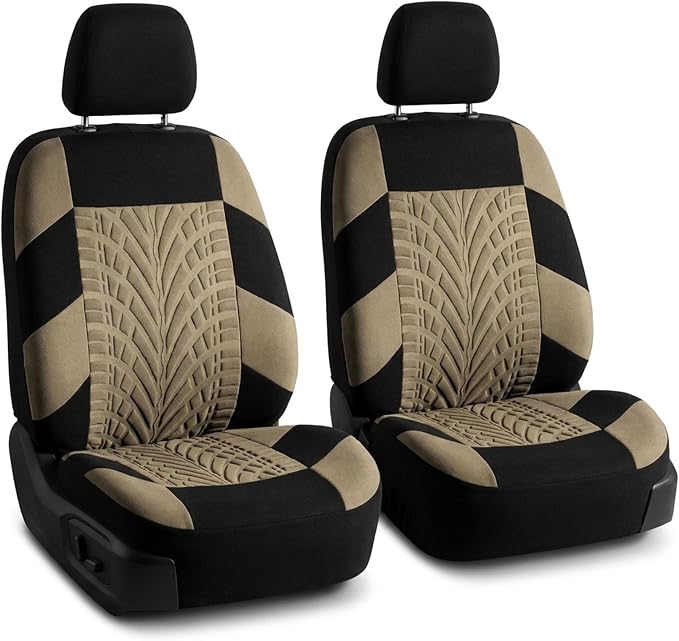 Universal Seat Covers — Front Seat — Beige