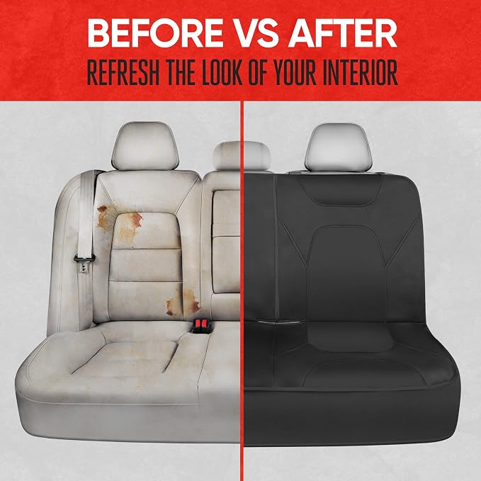 Pet Car Seat Protector — Rear Seat — Black