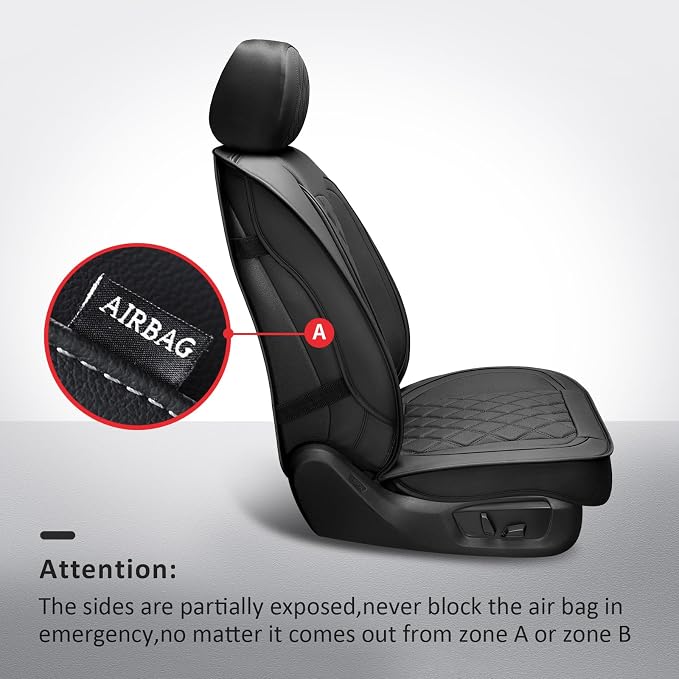 Seat Covers for Chevrolet Silverado / GMC Sierra — Front Seat — Black