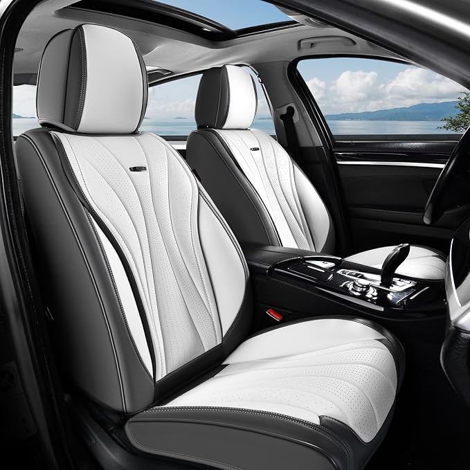 Universal Seat Covers — Front Seat — Gray / Pink