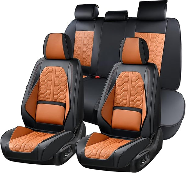 Universal Seat Covers โ Full Set โ Black / Brown