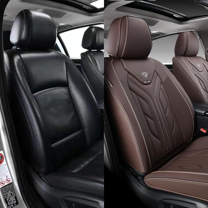 Universal Seat Covers — Front Seat — Coffee