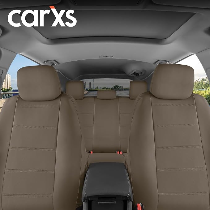Universal Seat Covers — Full Set — Beige