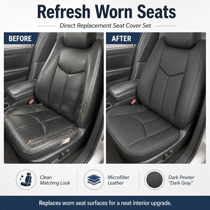 Replacement Seat Upholstery — Gray